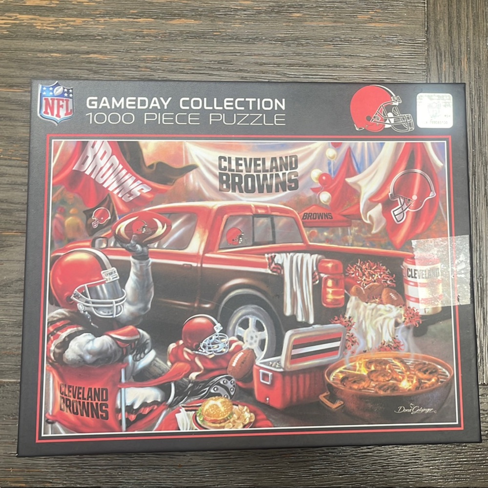 Cleveland Browns Gameday Collection 1000 Piece Puzzle NEW